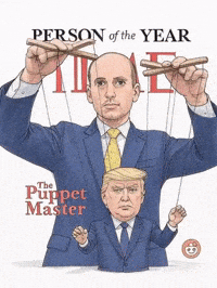 Stephen Miller Trump GIF by Maryanne Chisholm - MCArtist