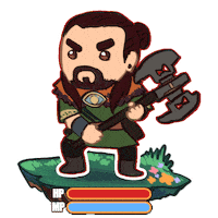 Axe Dwarf Sticker