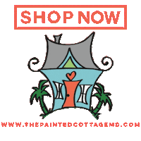 thepaintedcottage boutique shop online tpc the painted cottage Sticker