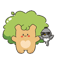 uiwangsi 신나 kkabi 느티 까비 Sticker