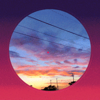 xpandamind loop sunset colour lines GIF