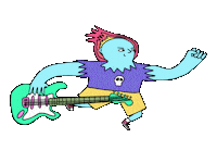 Guitar Sticker by Literal Rock