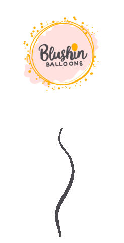 BlushinBalloons giphyupload party balloon blushinballoons Sticker