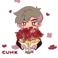 New Year Flower Sticker by CUHK