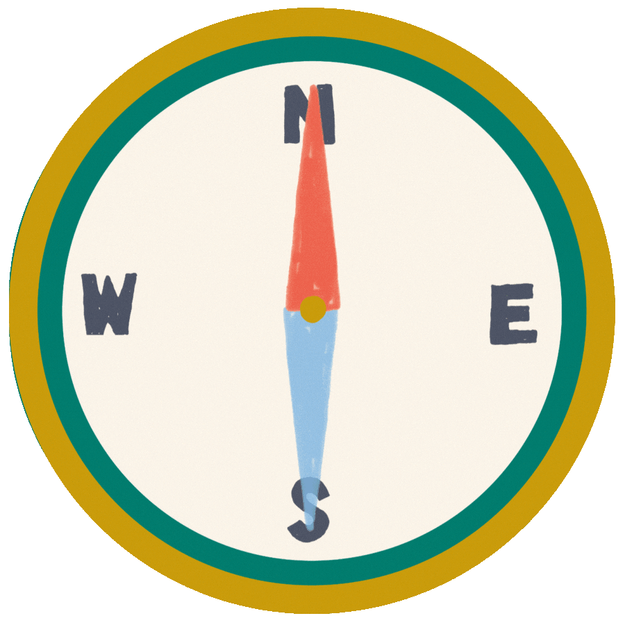 Hiking Camping Sticker by Meri Meri