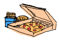 Good Vibes Pizza Sticker