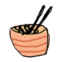 Noodles Ramen Sticker