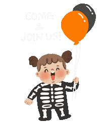 Halloween Skeleton Sticker