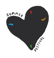 KamehamehaFestvialOfficial love heart festival techno Sticker