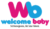 Welcomebaby wb welcome baby anne bebek wb logo Sticker