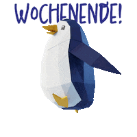 DashOfficialde happy penguin friday weekend Sticker