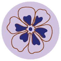 Flower Spinning Sticker by Pinky's Store Melbourne