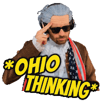 Thinking Pondering Sticker