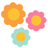 Happy Flower Sticker