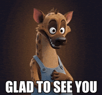 Glad To See You Animated Character GIF