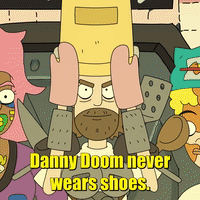 Danny Doom Never Wears Shoes