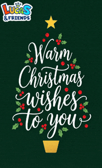 Merry Christmas GIF by Lucas and Friends by RV AppStudios