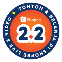 Badge Live Streaming Sticker by Shopee Indonesia