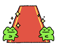 Red Carpet Drawing Sticker