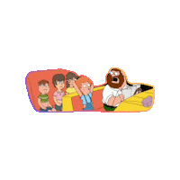 Peter Rollercoaster Sticker