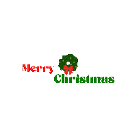 Happy Merry Christmas Sticker