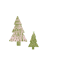 Flashing Christmas Tree Sticker