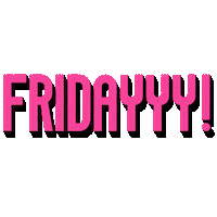 Friday Weekend Sticker