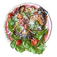 Cheese Eggplant Sticker by Major Food Group