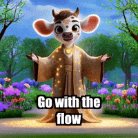 Go With The Flow Wisdom GIF by Moosiahzen