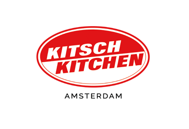 Red And White Logo Sticker by Kitsch Kitchen
