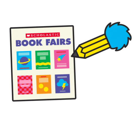 Book Fair Books Sticker by Scholastic Book Fairs®