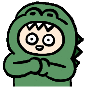 thisis_ting_ happy excited animals dinosaur Sticker