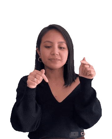 Victoria Pointing Down Sticker by Enriched Med Spa