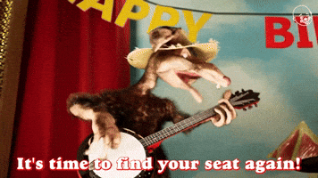 It's Time To Find Your Seat Again