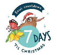 New Zealand Christmas Sticker