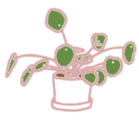 fraeuleinselbstgemacht plant leaf houseplant plantlover Sticker