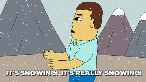 snow day wow GIF by Sick Animation