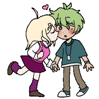 In Love Kiss Sticker