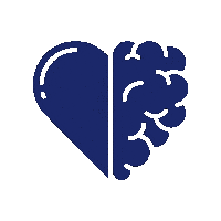 Heart Brain Sticker by CityofLawrenceville