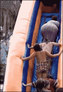 Stairs Fail GIF