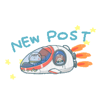 starship Sticker by MICEBOX