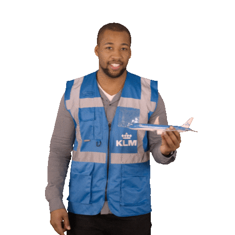 Royal Dutch Airlines Thumbs Up Sticker by KLM