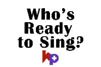 Singing Sticker by Karaoke-Plus