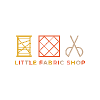 littlefabricshop lfs icon logo - colorful Sticker