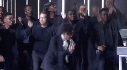 the 1975 brits 2017 GIF by BRIT Awards