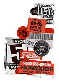 Opium Sticker by Homixide Gang