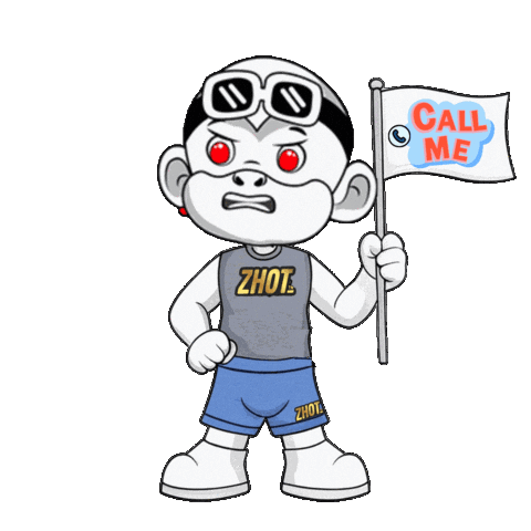 Disappointed Call Me Sticker by Zhot