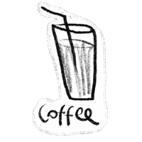 Coffee 커피 Sticker