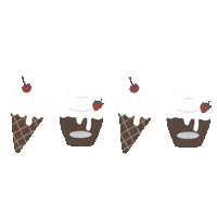 Valentine Icecream Sticker
