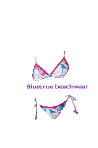 Swimsuit Beachwear Sticker by evablueblue